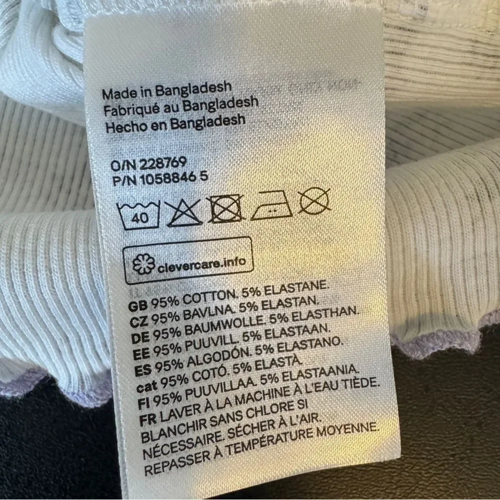 H&M y2k top